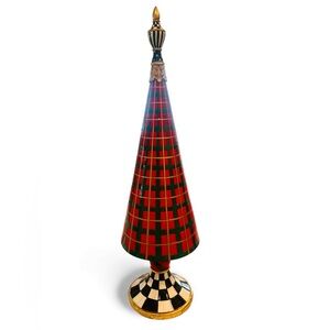 MACKENZIE-CHILDS Aberdeen Tree Tartan Rare & Retired